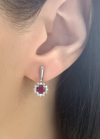 Серьги Silver Flame (152533614)
