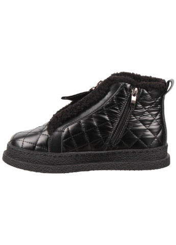 Черные зимние женские кроссовки 198655 Meglias