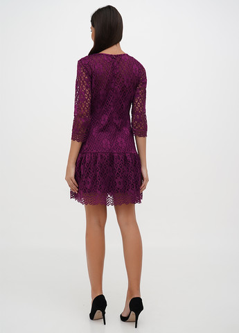 Фиолетовое кэжуал платье Sassofono однотонное