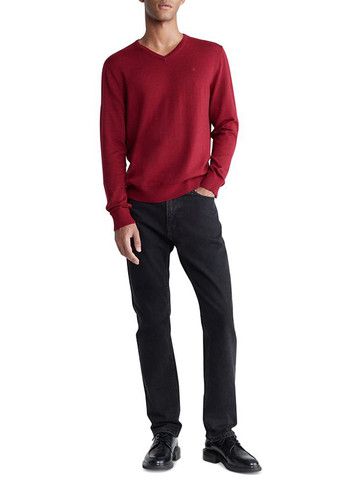 Бордовий демісезонний пуловер пуловер Calvin Klein