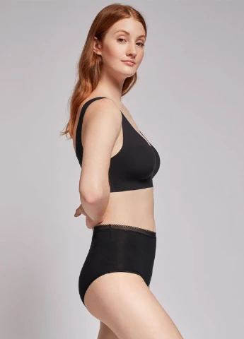 Труси жіночі міді XXL чорний 209P6 Gisela (255365820)