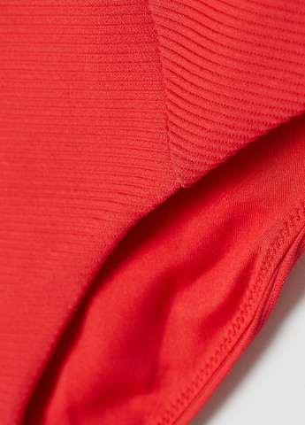 Красные купальные трусики-плавки однотонные H&M