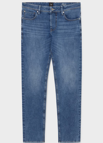 Темно-голубые демисезонные зауженные джинсы C&A