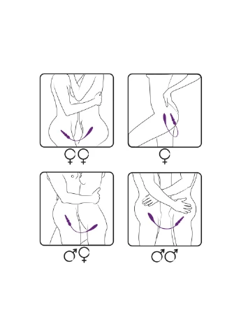 Вибратор двусторонний AD-2X с пультом LRS Adrien Lastic (254151674)