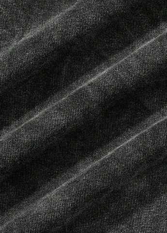 Черный худи SHEIN однотонный без декора (331536116)