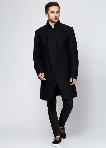 Черное демисезонное Пальто без капюшона C Label