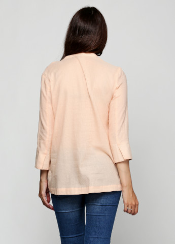 Персиковая демисезонная блуза Minus