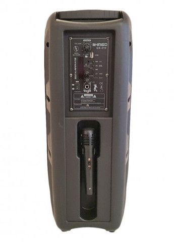 Аккумуляторная акустическая система QS-210 колонка чемодан 80Вт USB, SD, FM радио, Bluetooth, микрофон, ДУ (QS-210) XPRO (254257006)