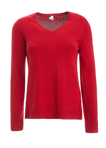 Красный демисезонный полувер пуловер DeFacto