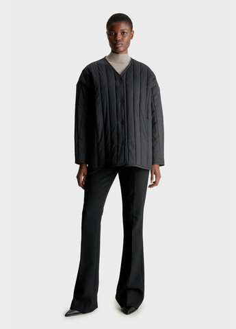 Черная демисезонная куртка Calvin Klein