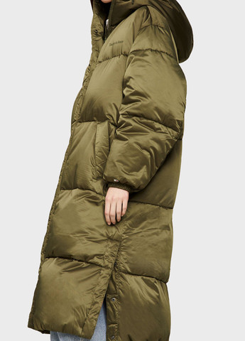 Зеленая зимняя куртка Tommy Jeans