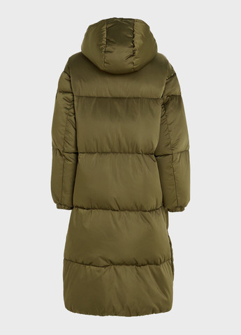 Зеленая зимняя куртка Tommy Jeans