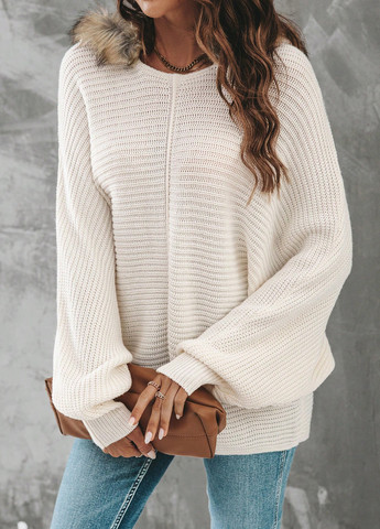 Бежевий демісезонний светр SHEIN