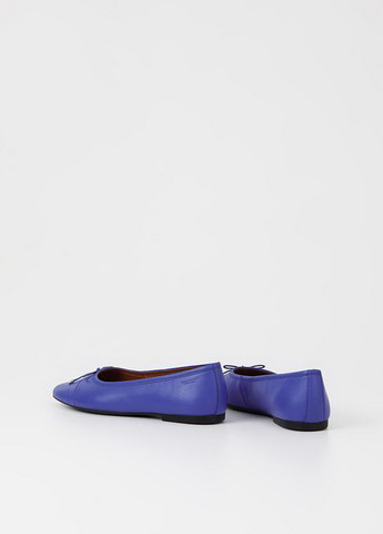Жіночі балетки Vagabond | сині однотонні бант натуральна шкіра (327693016)
