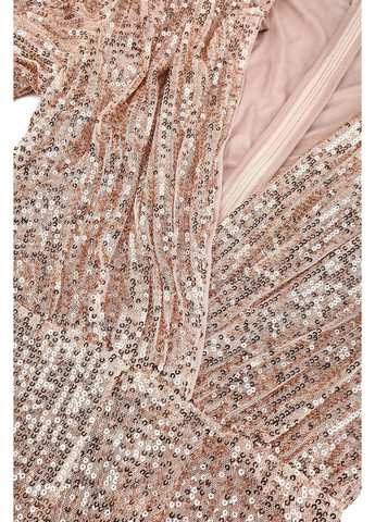 Комбинезон SHEIN комбинезон-брюки однотонный золотой вечерний, праздничный полиэстер