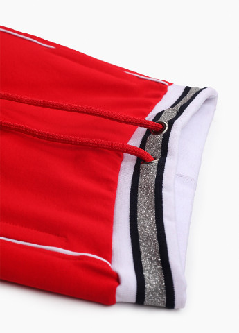 Красные спортивные демисезонные прямые брюки Wanex