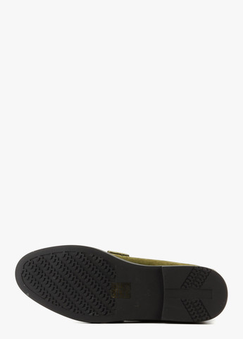 Le'BERDES Туфли лоферы зеленый з натуральная замша, украина — демисезон (370451893)