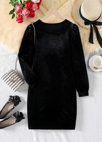 Чорна сукня SHEIN (329912734)