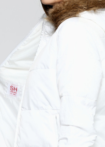 Біла зимня куртка Silvian Heach