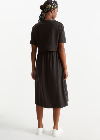 Чорна кежуал сукня а-силует C&A однотонна