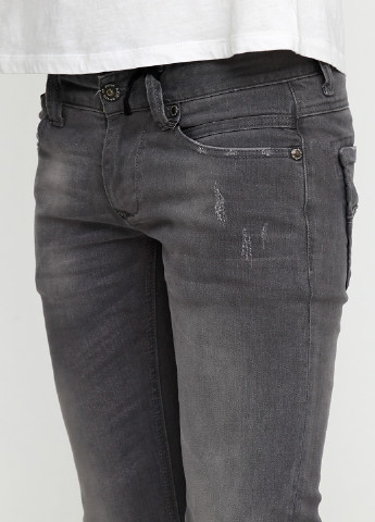 Серые демисезонные прямые джинсы M.O.D.
