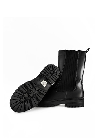 Осенние ботинки челси Boohoo без декора из искусственной кожи