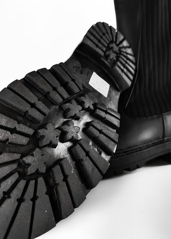 Осенние ботинки челси Boohoo без декора из искусственной кожи