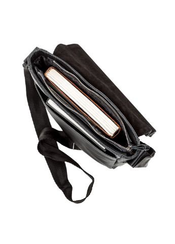 Чоловіча шкіряна сумка 24х25х8 см Shvigel (252127773)