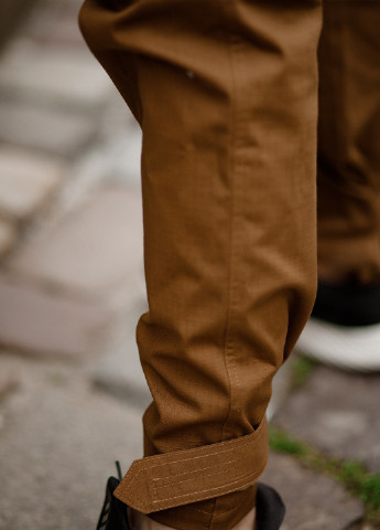Коричневые кэжуал демисезонные карго, зауженные брюки MaCo exclusive