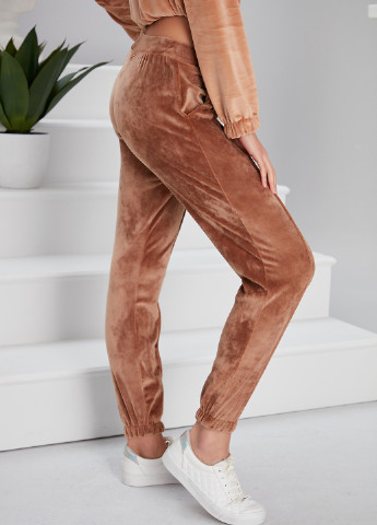 Светло-коричневые кэжуал демисезонные джоггеры брюки ECROU