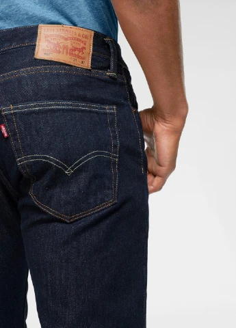 Темно-синие демисезонные джинсы Levi's