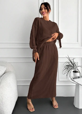 Костюм (светр, спідниця) SHEIN (308797279)