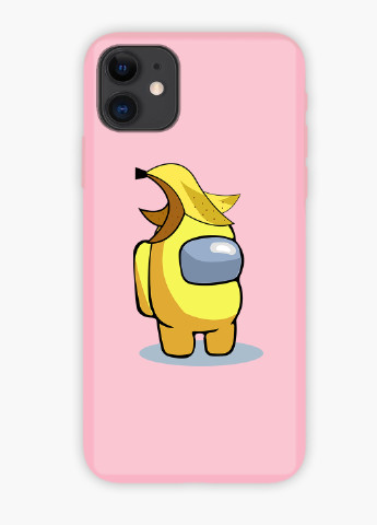 Чехол силиконовый Apple Iphone X Амонг Ас Желтый (Among Us Yellow) (6129-2416) MobiPrint (219565575)