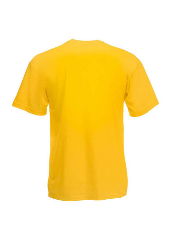 Желтая демисезонная футболка Fruit of the Loom 61033034164