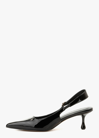 Le'BERDES Туфли слингбеки черный з натуральная кожа, украина — лето (322646235)