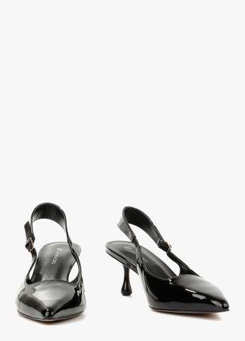 Le'BERDES Туфли слингбеки черный з натуральная кожа, украина — лето (322646235)