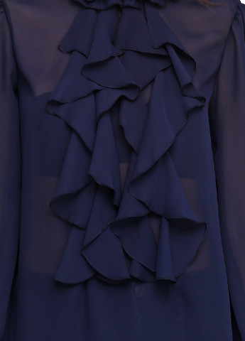 Темно-синяя демисезонная блуза My Caramele