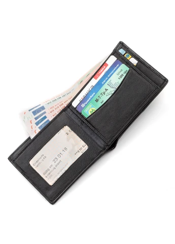 Мужское кожаное портмоне 11х9,5 см Stingray Leather (252128284)
