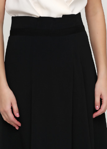 Черно-белое кэжуал платье клеш Vanessa Bruno однотонное