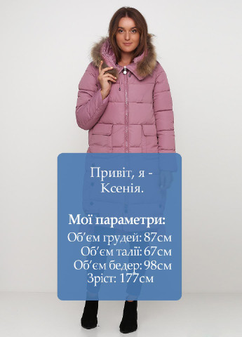 Розовая зимняя куртка Z Design