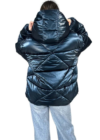 Темно-синяя демисезонная куртка Boohoo