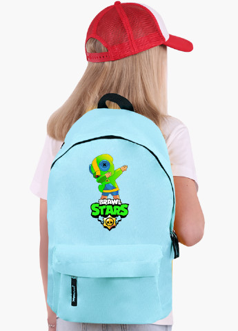 Детский рюкзак Зелений Леон Бравл Старс (Green Leon Brawl Stars) (9263-1705) MobiPrint (217075382)