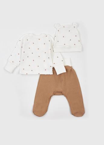 Комбинированный демисезонный комплект (кукла, ползунки, шапка) Ляля