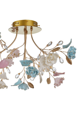 BKL-526C/4 G4 GD люстра флористика Brille (188422037)