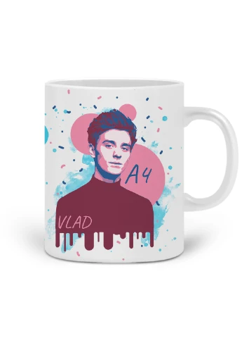 Кружка блогер Влад Бумага А4 (blogger Vlad A4) 330 мл Чашка Керамическая (20259-2624) MobiPrint (219777303)