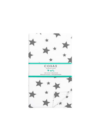 Підліткова постільна білизна STAR BIG GREY BLUE (підковдра 160х220 см, наволочка 50х70 см, простирадло 155х240 см) Cosas (251801295)