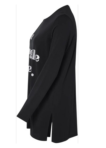 Чорна всесезон піжама (лонгслів, штани) лонгслів + брюки Esmara