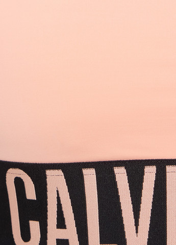 Помаранчевий топ бюстгальтер Calvin Klein без кісточок поліамід