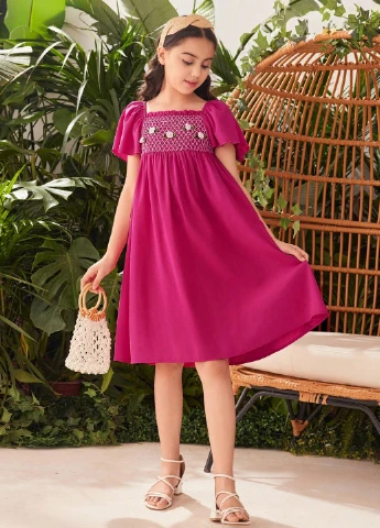 Фуксія сукня SHEIN (323082701)