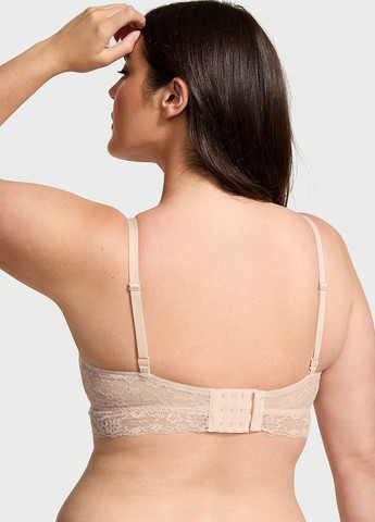 Бежевий демісезонний комплект (бюстгальтер, трусики) Victoria's Secret